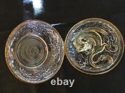 Boite BACCARAT XIX EME cristal chine japon dragon orient napoleon III email