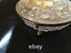 Boite BACCARAT XIX EME cristal chine japon dragon orient napoleon III email