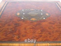 Boite Coffret bijoux Napoléon III Marqueterie Bois Précieux XIXe