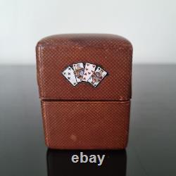 Boîte Jeu Cartes A Jouer Email MAQUET Rue De La Paix Paris XIXè Napoléon III