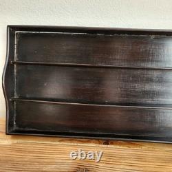 Boite à Couture Napoléon III en Marqueterie + Bobines Fil et Mètre en Nacre XIXe