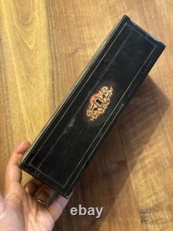 Boîte à Gants Époque Napoléon III Marqueterie Boulle Fin XIX Ème Siècle