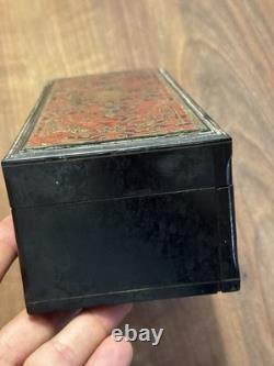 Boîte à Gants Époque Napoléon III Marqueterie Boulle Fin XIX Ème Siècle