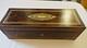 Boite A Gants Xix Napoleon Iii Palissandre Et Marqueterie De Laiton