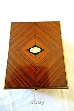 Boite a montre XIX marqueterie Napoleon iii watch box french 19eme