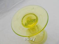 Bol A Sangsues Ouraline Napoleon 3 XIX Antique Uranium Glass Urane Uranglas