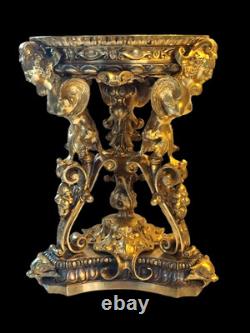 Bronze Doré Au Mercure, Seconde Moitié Du XIXe Siècle BRULE PARFUM EXCEPTIONNEL