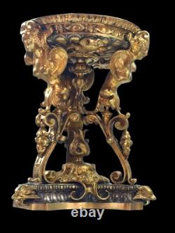 Bronze Doré Au Mercure, Seconde Moitié Du XIXe Siècle BRULE PARFUM EXCEPTIONNEL