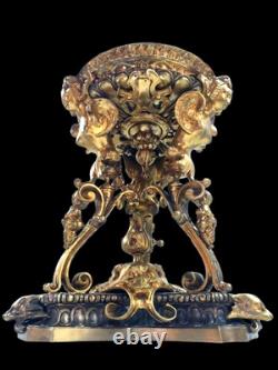 Bronze Doré Au Mercure, Seconde Moitié Du XIXe Siècle BRULE PARFUM EXCEPTIONNEL