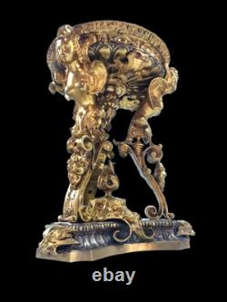 Bronze Doré Au Mercure, Seconde Moitié Du XIXe Siècle BRULE PARFUM EXCEPTIONNEL