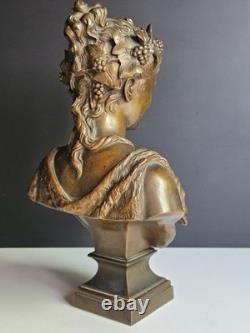 Bronze Jean Bulio XIX Allegorie Du Printemps Era Napoleon III