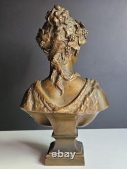Bronze Jean Bulio XIX Allegorie Du Printemps Era Napoleon III