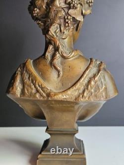 Bronze Jean Bulio XIX Allegorie Du Printemps Era Napoleon III