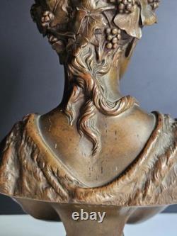 Bronze Jean Bulio XIX Allegorie Du Printemps Era Napoleon III