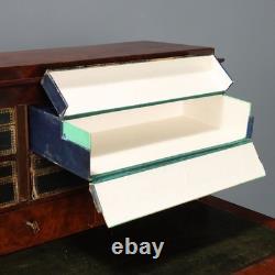 Bureau Napoléon III Ancien Acajou Métal France XIXe Siècle Original