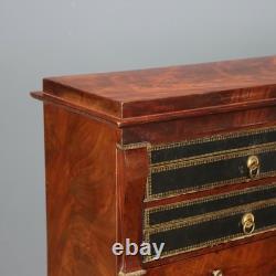 Bureau Napoléon III Ancien Acajou Métal France XIXe Siècle Original Bureau Napoléon III Ancien Acajou Métal France XIXe Siècle Original