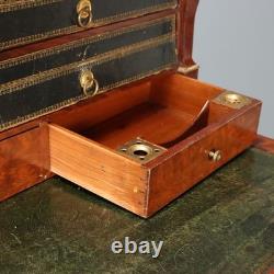 Bureau Napoléon III Ancien Acajou Métal France XIXe Siècle Original