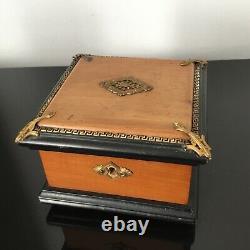 COFFRET ANCIEN BOITE Milieu XIXè Napoléon III French Victorian Case Box 19th C