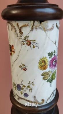 COLONNE SELLETTE NAPOLEON III NOYER ET FAIENCE KG LUNEVILLE SARREGUEMINES XIXè