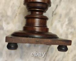 COLONNE SELLETTE NAPOLEON III NOYER ET FAIENCE KG LUNEVILLE SARREGUEMINES XIXè