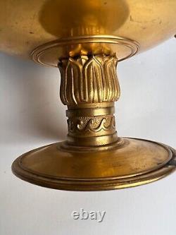 COUPE EN BRONZE AVEC FRESQUE DE PUTTI EN RELIEF XIXE Siecle