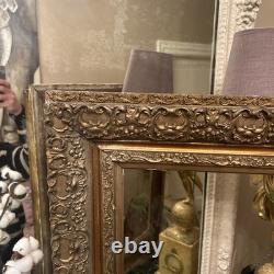Cadre Ancien Bois Doré XIX Ème s Napoléon III A restaurer Peinture décoration
