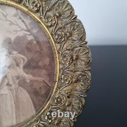 Cadre Bronze Second Empire XIXè Idéal Pour Portrait Peint French Victorian