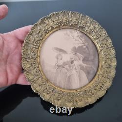 Cadre Bronze Second Empire XIXè Idéal Pour Portrait Peint French Victorian