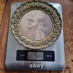 Cadre Bronze Second Empire XIXè Idéal Pour Portrait Peint French Victorian