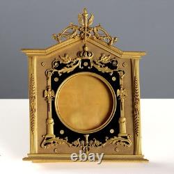 Cadre Photo Ancien Bronze Ciselé Napoléon III XIXe Siècle Original