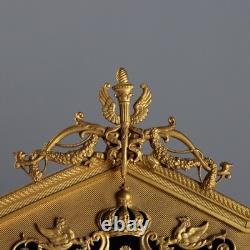 Cadre Photo Ancien Bronze Ciselé Napoléon III XIXe Siècle Original