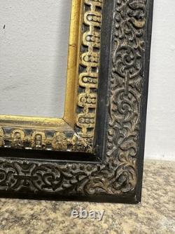 Cadre XIXe époque Napoléon III Feuillure15,5x11,5cm Vue12,5x8,5cm Entier24x20