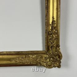 Cadre ancien époque Napoléon III 1850 style Louis XV Rocaille Format 20 F XIXe