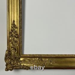 Cadre ancien époque Napoléon III 1850 style Louis XV Rocaille Format 20 F XIXe