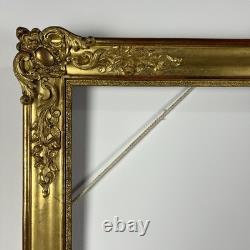 Cadre ancien époque Napoléon III 1850 style Louis XV Rocaille Format 20 F XIXe