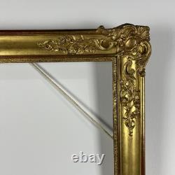 Cadre ancien époque Napoléon III 1850 style Louis XV Rocaille Format 20 F XIXe