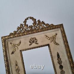 Cadre en Bronze Style 1er Empire XIXè Victorian Bronze Frame 19thC