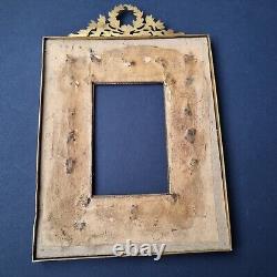 Cadre en Bronze Style 1er Empire XIXè Victorian Bronze Frame 19thC