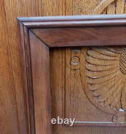 Cadre en noyer mouluré fin XIXe S. Napoléon III feuillure 56,5 x 43,5 cm