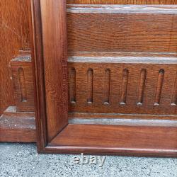 Cadre en noyer mouluré fin XIXe S. Napoléon III feuillure 56,5 x 43,5 cm