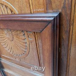 Cadre en noyer mouluré fin XIXe S. Napoléon III feuillure 56,5 x 43,5 cm