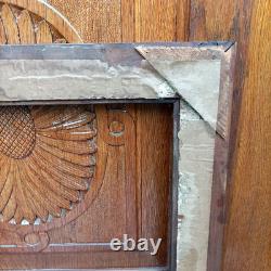 Cadre en noyer mouluré fin XIXe S. Napoléon III feuillure 56,5 x 43,5 cm