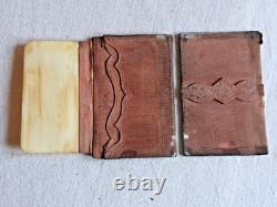 Carnet De Bal Ancien Nacre Argent Massif XIX Eme Napoleon III