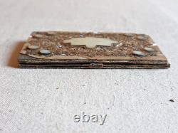 Carnet De Bal Ancien Nacre Argent Massif XIX Eme Napoleon III