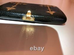 Carnet de bal XIX eme cuir or os romantique napoleon III charles x