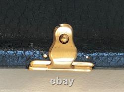 Carnet de bal XIX eme cuir or os romantique napoleon III charles x