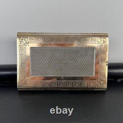 Carnet de bal en argent rehaussé de cloisonné fin XIXe Napoléon III M3959