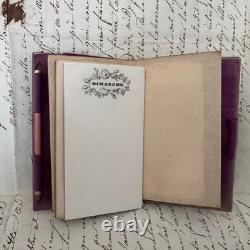 Carnet de bal en écaille ornementée de marqueterie XIXe Napoléon III M4092