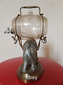 Cave a liqueur Napoleon III elephant XIXe