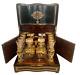 Cave A Liqueur Complète En Marqueterie Boulle Coffret Napoléon Iii Xix Siècle